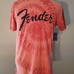 FENDER (LUCKY BRAND) WATERMELLON TY DIE MEN T-SHIRT - SIZE MEDIUM